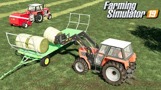 Zakończenie sianokosów  Farming Simulator 19  7 [upl. by Nilyram]