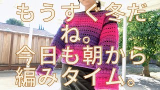 冬に向けて編んでいるもの紹介🧶 [upl. by Xineohp]