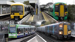 Trains and Trams at Beckenham Junction CML 10112022 [upl. by Graeme]