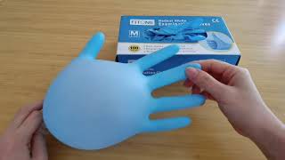 Fitone powder free Nitrile Gloves with high quality [upl. by Airamesor591]