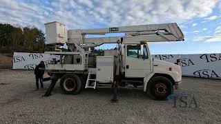 42159  2001 Freightliner Bucket Truck Will Be Sold At Auction [upl. by Kirimia]