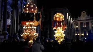 Candelora dei pescivendoli e Candelora Vill S Agata santagata 2017 [upl. by Annelg183]