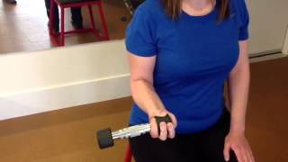 Forearm Pronation and Supination exercise [upl. by Nelleyram]