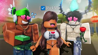 TOXIC PICK ME GIRL GIVES EBOYS ROBUX IN DA HOOD VOICE CHAT [upl. by Ahseele]