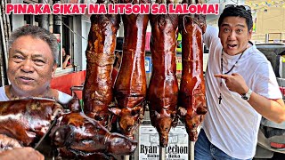 ULTIMATE LECHON SA LALOMA SUPER CRISPY AT NAPAKA LAMBOT NG LAMAN  STREET FOOD MANILA [upl. by Hizar]