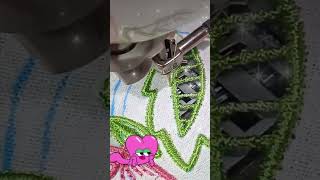 Вышивка Ришелье Листик embroidery music [upl. by Driscoll440]