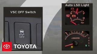 2008  2009 Tundra HowTo Vehicle Stability Control VSC  Toyota [upl. by Aniretak]