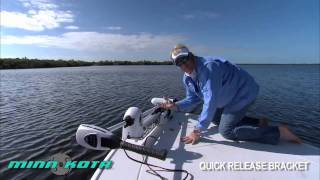 Minn Kota Trolling Motor Quick Release Bracket [upl. by Eada]