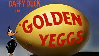 Golden Yeggs 1950 Merrie Meodies Daffy Duck and Porky Pig Cartoon Short Film  Review [upl. by Nortna]