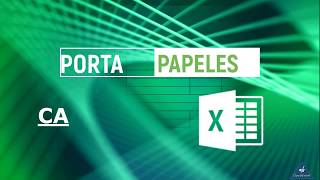 CAPITULO 2 PORTAPAPELES DE EXCEL CORTAR  COPIAR  COPIAR FORMATO  PARTE 12 [upl. by Nanaj]