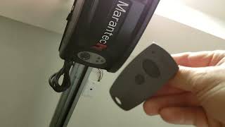 DIY  Marantec M4500e Garage Door Opener Closing and bouncing back Open  Replacing Position Tab [upl. by Yartnoed]