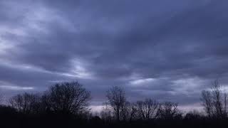 Timelapse  Altostratus clouds at sunrise [upl. by Boyce]