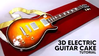 3D Electric Guitar Cake preview [upl. by Iaverne]