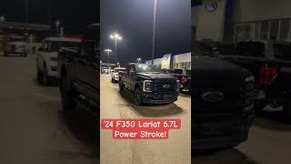 2024 F350 Lariat 67L Power Stroke  Antimatter Blue [upl. by Tseng]