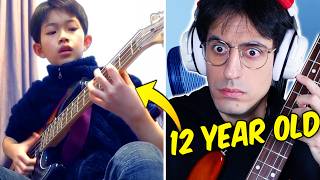 When a 12 Year Old Plays BASS Better Than You [upl. by Atisor]