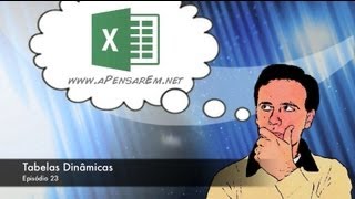 Tutorial Excel 2013 Ep 23  Tabelas Dinâmicas [upl. by Lorrimor]