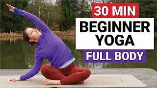 30 Min Beginner Yoga  Gentle Full Body Yoga Flow [upl. by Daukas]