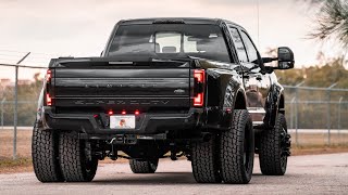 Built Limited Ford F450 On American Force Wheels [upl. by Sucramal586]