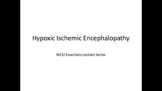 Hypoxic Ischemic Encephalopathy HIE [upl. by Isidora156]