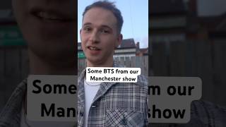 BTS from my Manchester show featuring all the groupies 👯‍♀️👯‍♀️ livemusic bts ontour music [upl. by Eladnek]