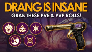 Drang Baroque God Roll Guide  The Best Rolls For PVE amp PVP  Destiny 2 Season of The Haunted [upl. by Adnohryt]