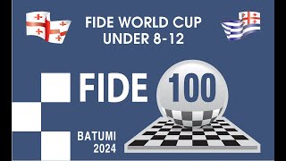 FIDE WORLD CUP UNDER 812  ROUND 2 [upl. by Schweiker868]