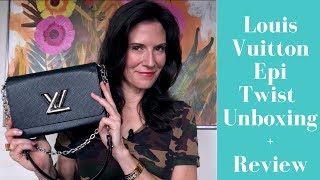 Louis Vuitton Epi Twist Bag Review [upl. by Erick]