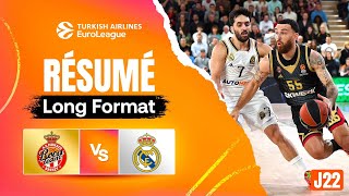 Match de gala sur le Rocher  Monaco vs Real Madrid  Résumé  EuroLeague J22 [upl. by Rafter]