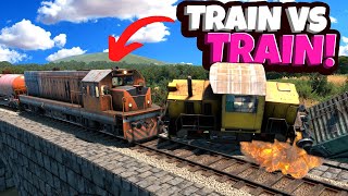 I CRASHED Two Trains Together in the Derail Valley Simulator Update [upl. by Draner]