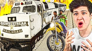 GTA SAN ANDREAS 2  EL MALDITO TREN GTA San Andreas The Definitive Edition [upl. by Eiliah]