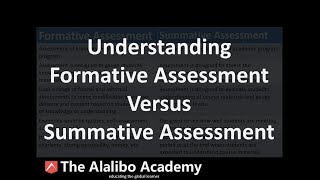 Understanding Formative Assessment Versus Summative Assessment  Teaching  The Alalibo Academy [upl. by Mccreery847]