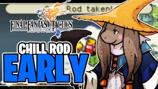 Blizzaga Early In Final Fantasy Tactics Advance Chill Rod Early [upl. by Mccully]