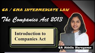 Introduction to quotThe Companies Act 2013quot in Malayalam [upl. by Munroe]