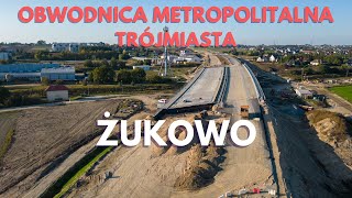 Obwodnica Metropolitalna Trójmiasta  Węzeł Chwaszczyno 16092024  4K  dji mini 3 pro  dron [upl. by Wun]