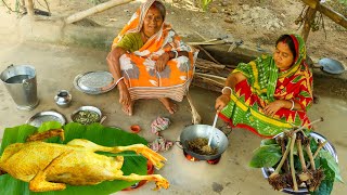 চুই ঝালে হাঁসের মাংস রান্না  Duck Curry With Choi Jhal [upl. by Osnohpla79]