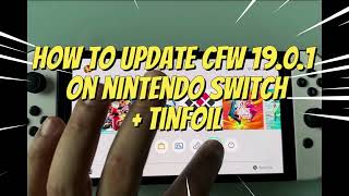 Install Tinfoil and Cfw 1901 Switch with Modchip or RCM Simple Copy amp Paste Guide [upl. by Tobi]