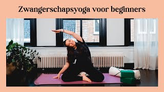 Zwangerschapsyoga voor beginners  Yoga met Milou [upl. by Ahsekahs]