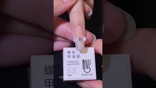 Nail art  beautiful stick on nailnail designNailArt shots [upl. by Tergram]