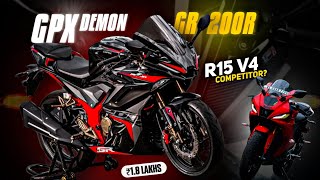 GPX Demon GR 200r ❤️‍🔥⚡  Better Then R15 V4  🔥  Mr Unknown Facts [upl. by Hillegass]