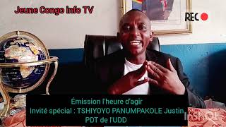 1ere PARTIE DE LÉMISSION LHEURE DAGIR AVEC MR TSHIYOYO PANUMPAKOLE JUSTIN PDT DE LUDD [upl. by Painter86]