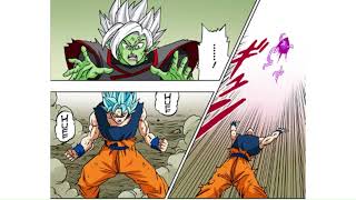 GOKU VS MERGED ZAMAS MANGA COLOR [upl. by Wickner63]