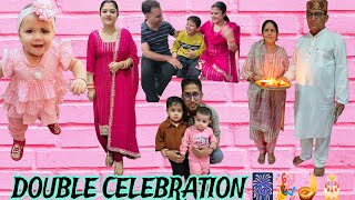 Diwali and Birthday celebration 🪔🎂🎇🎉Bahut dino baad aaj hum sab mile😊💕Maine bomb fauda 💣😂🤣2024 [upl. by Jordan]