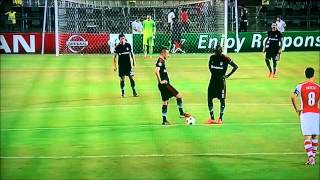 Demba BaCrazy Longshoot vs Arsenal [upl. by Okihcim780]