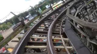 Playlands Wooden Roller Coaster  Front Row POV [upl. by Channing]