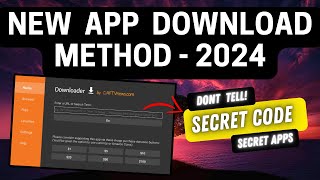 New App Download Method  Firestick UPDATE March 2024 [upl. by Boeke920]