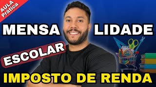 COMO DECLARAR MENSALIDADE ESCOLAR NO IMPOSTO DE RENDA  GASTOS COM INSTRUÃ‡ÃƒO NO IRPF 2024 [upl. by Nnylarej353]