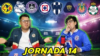 PRONOSTICOS JORNADA 14 LIGA MX [upl. by Laohcin]