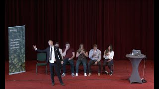 Corporate Hypnosis Show  Fortum International Conference [upl. by Newnorb888]