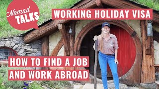 Working Holiday Visa How to Find a Job and Work Abroad [upl. by Ellehcirt]