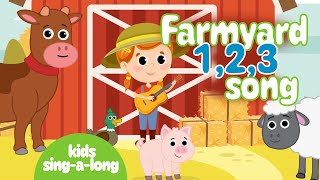 Counting Farm Animals Song for Kids  Fun amp Educational Animated Nursery Rhyme 🐣🐑🐷🦆🐄 🐝🐐🐴🐸🐓 [upl. by Ymaj41]